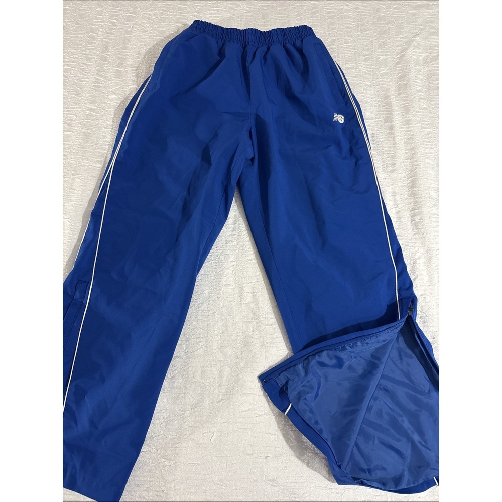 New Balance Men's Small Blue Track Jogger Warmup Pants Lined Mint